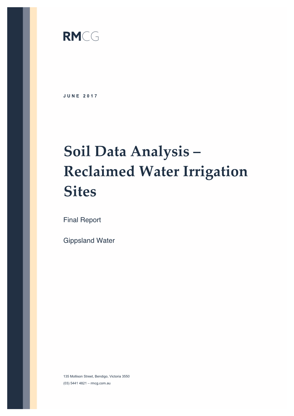 Gippswater Soil Analysis Final