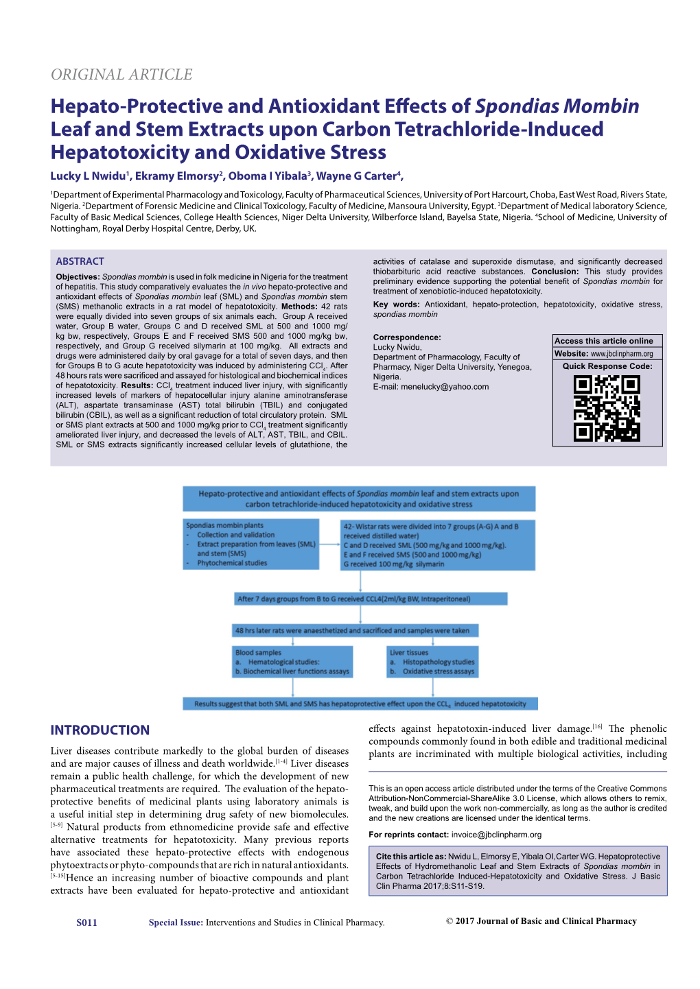 Hepatoprotective Effects of Hydromethanolic Leaf and Stem