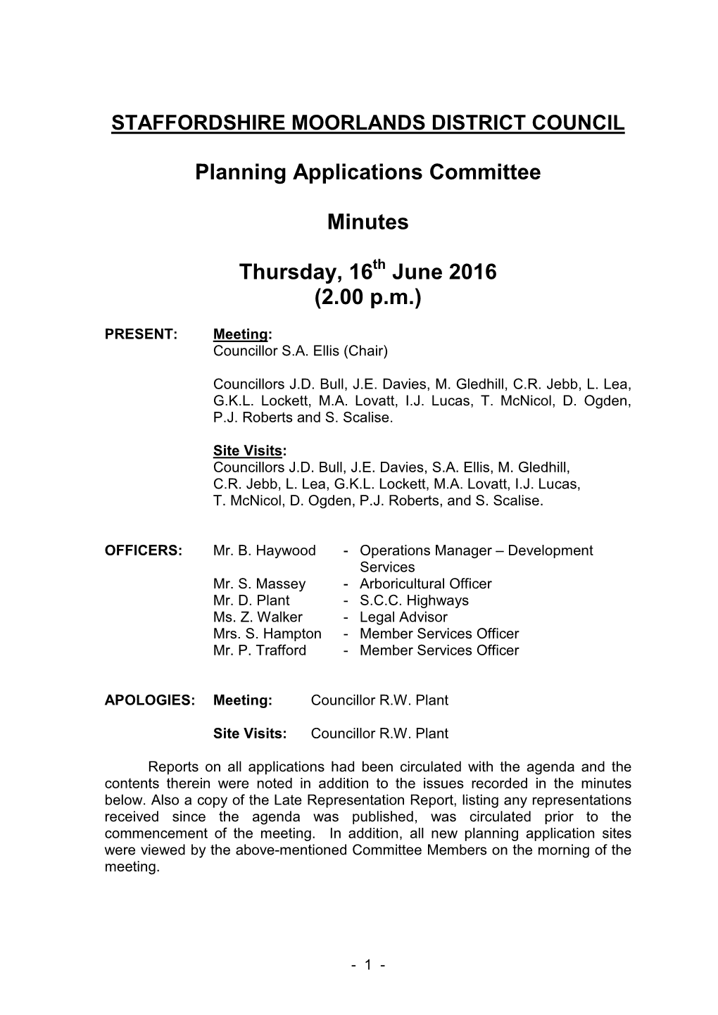 Staffordshire Moorlands District Council