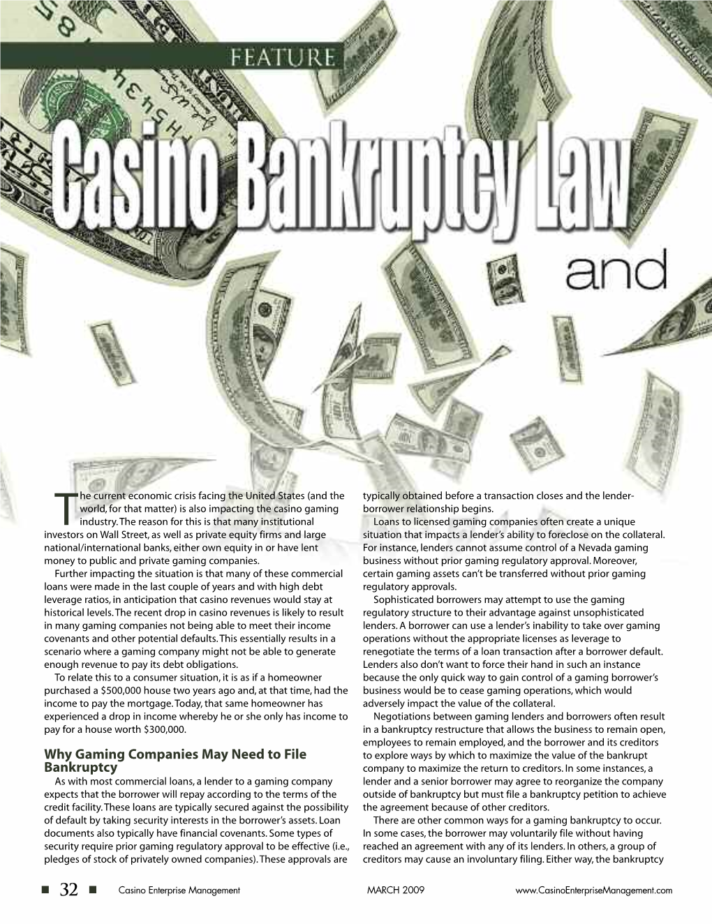 Casino Enterprise Management MARCH 2009 by Bruce Beesley, Sean Mcguinness and Tricia Darby
