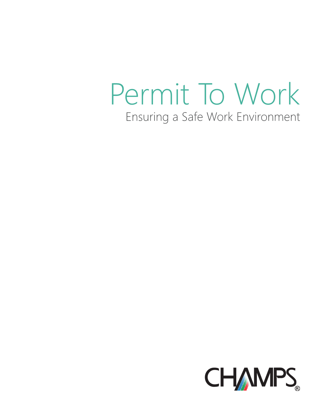 Permit to Work Ensuring a Safe Work Environment Introduction Industrial Workers Face Many Hazards in Their Daily Routines