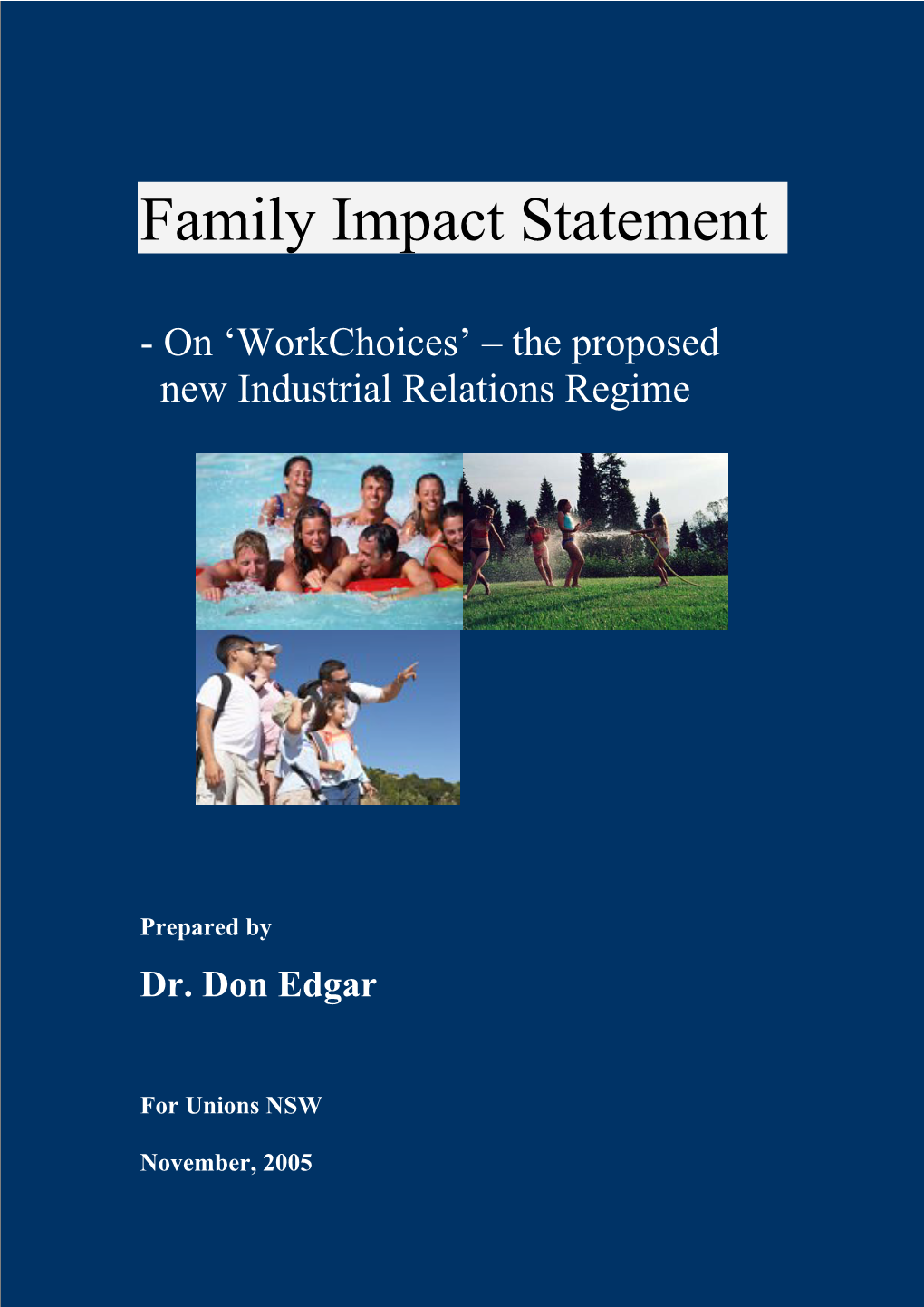 Family Impact Statement