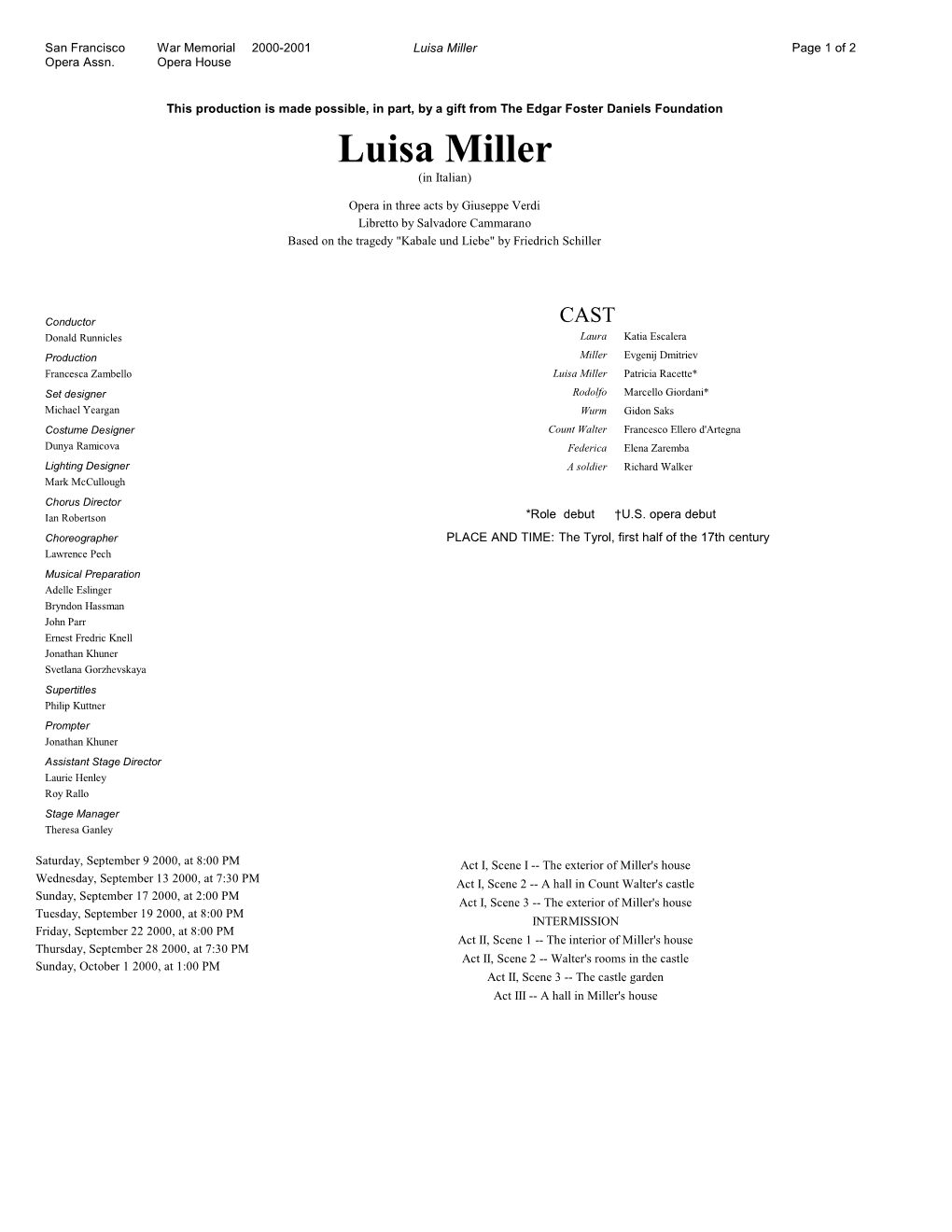Luisa Miller Page 1 of 2 Opera Assn