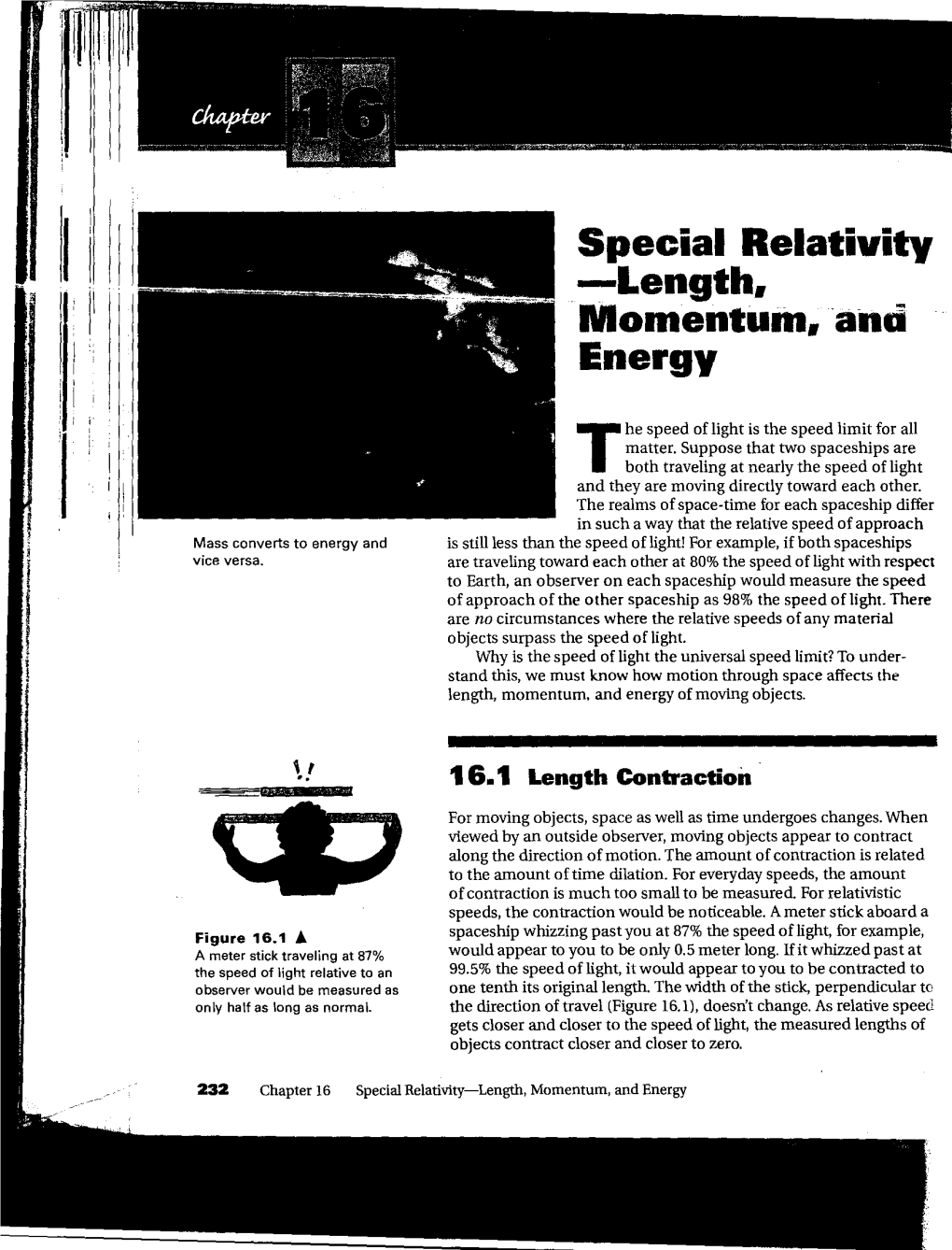 Special Relativity Length, Momentum, Ami Energy