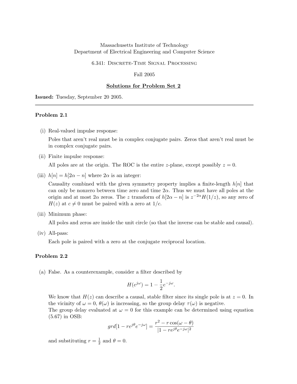 Discrete-Time Signal Processing