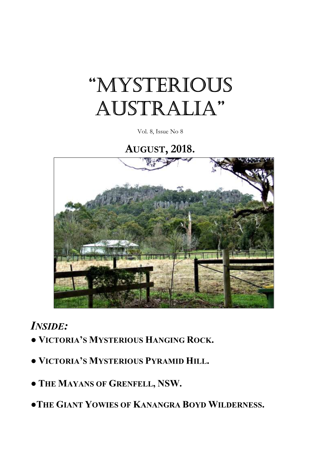 Mysterious Australia Click Here