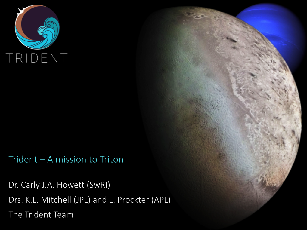 Trident – a Mission to Triton