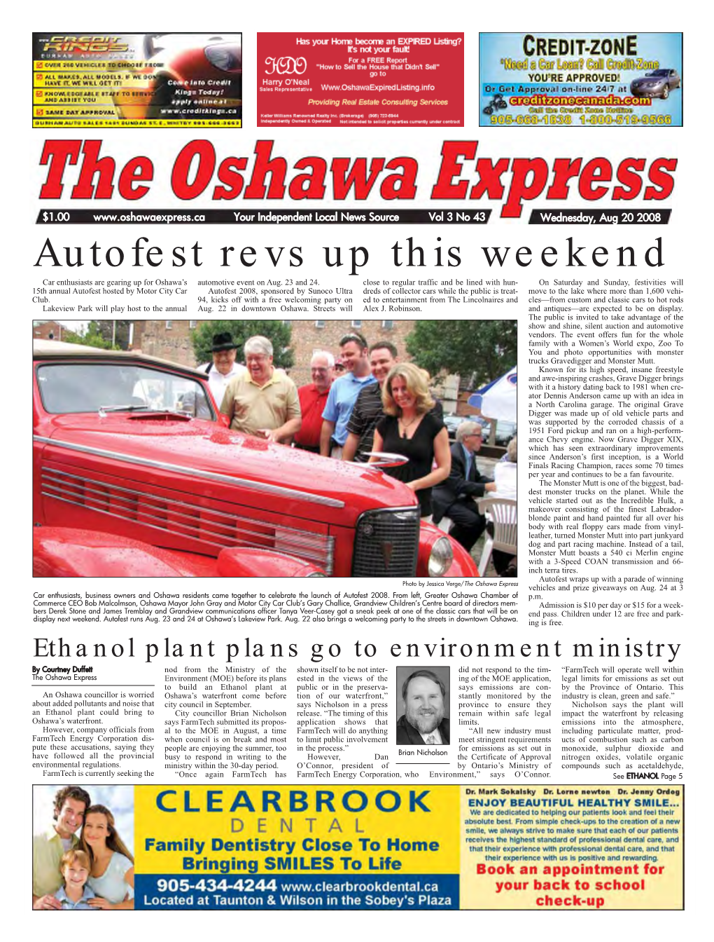 Autofest Revs up This Weekend Car Enthusiasts Are Gearing up for Oshawa’S Automotive Event on Aug