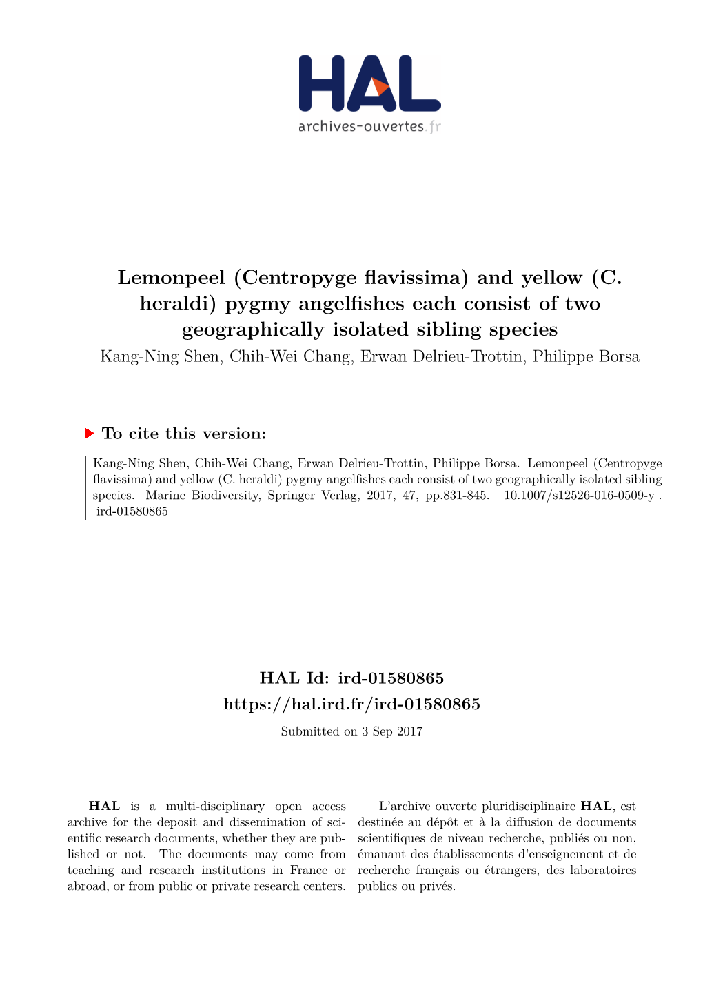 Lemonpeel (Centropyge Flavissima) and Yellow (C