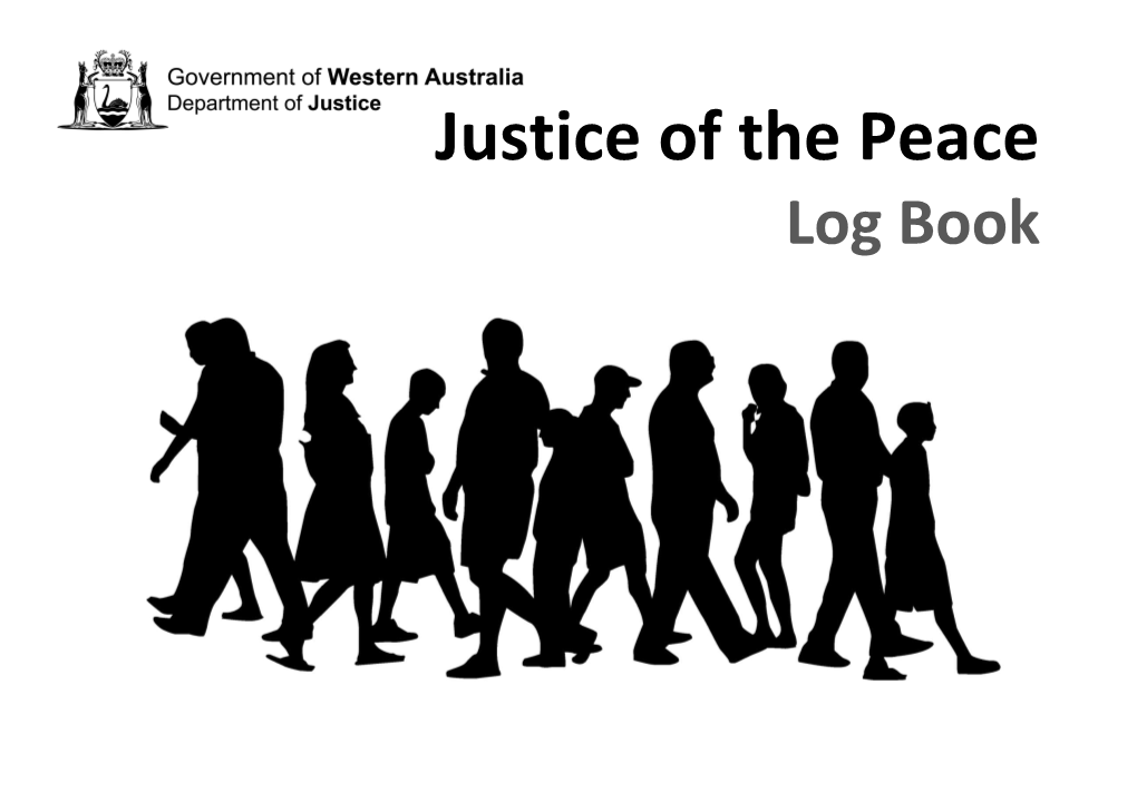 Justice of the Peace Log Book