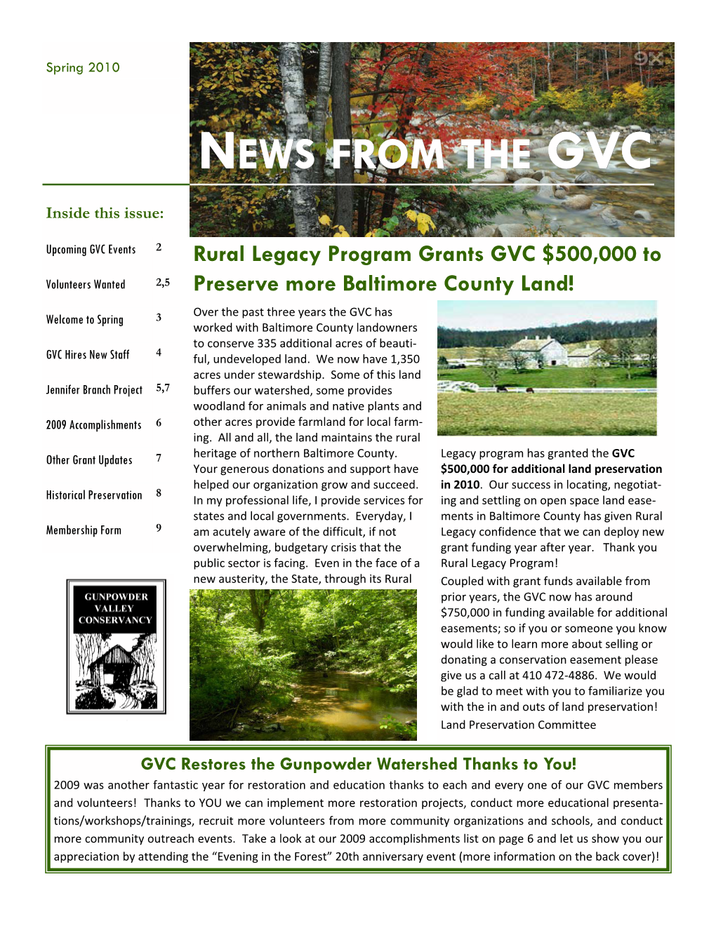 2010 GVC Newsletter.Pub