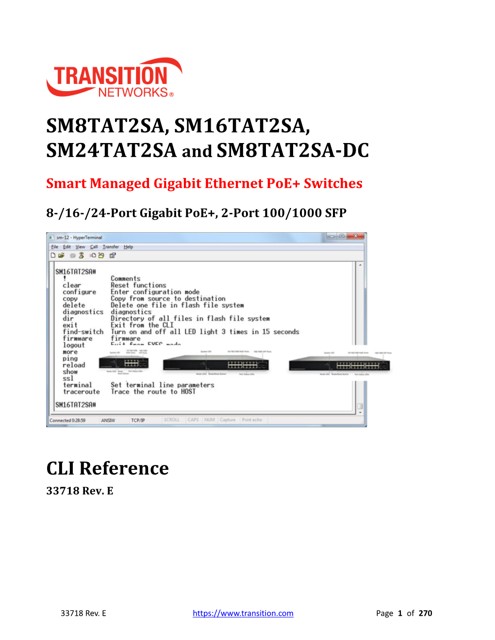 20. CLI Command Summary