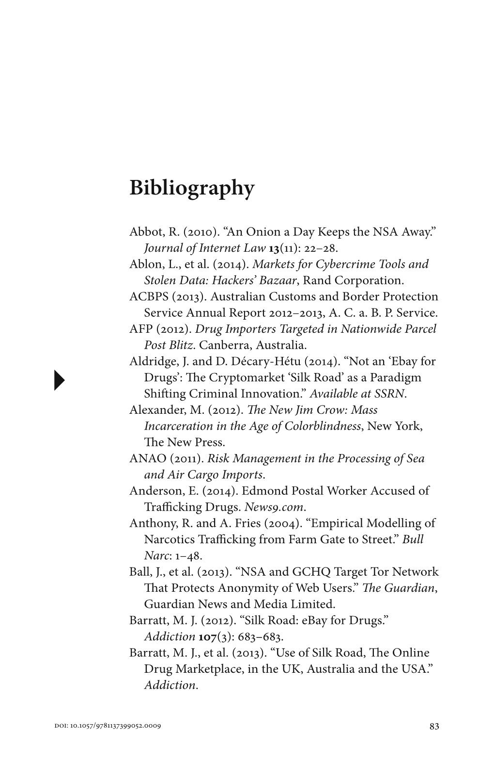 Bibliography