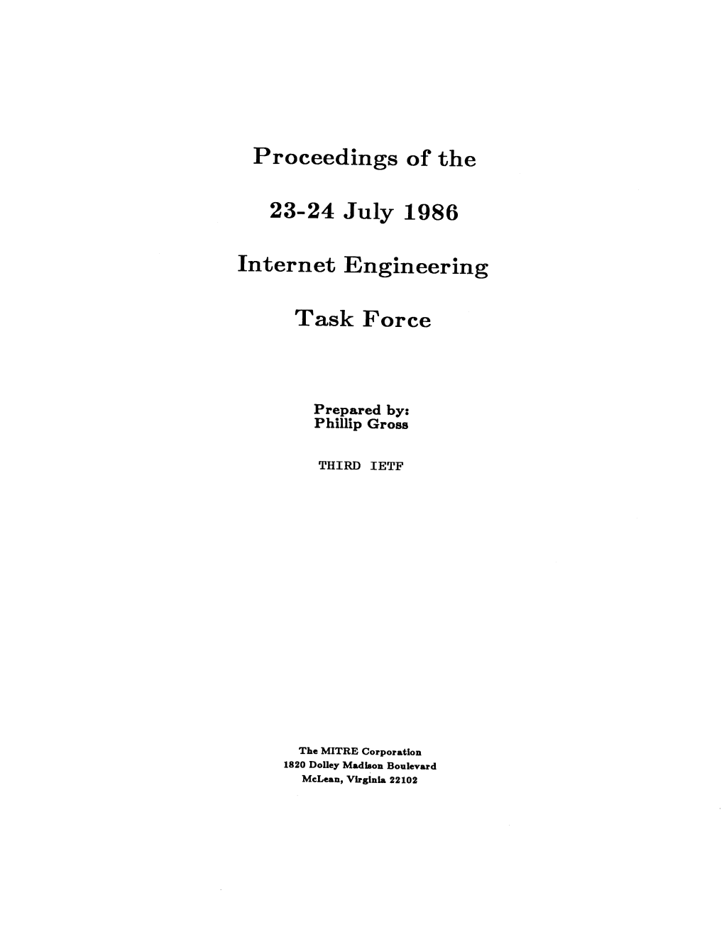 Proceedings (PDF)