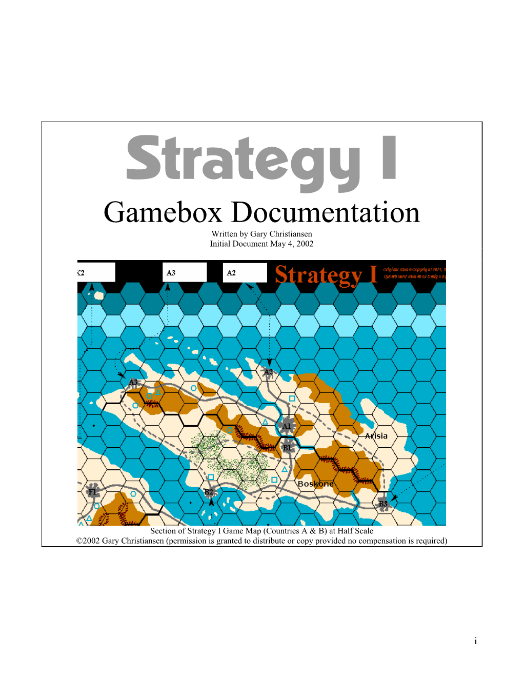 Creating the Strategy I Gamebox