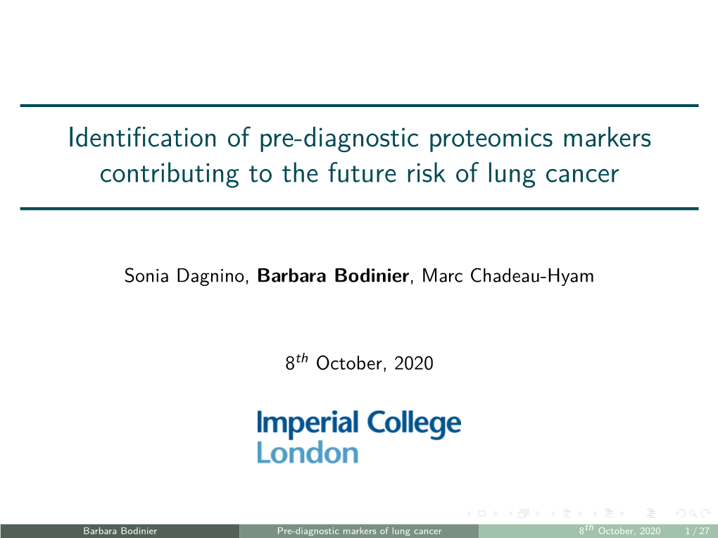 50Pt Height 1.5Pt Width 10Pt Identification of Pre-Diagnostic