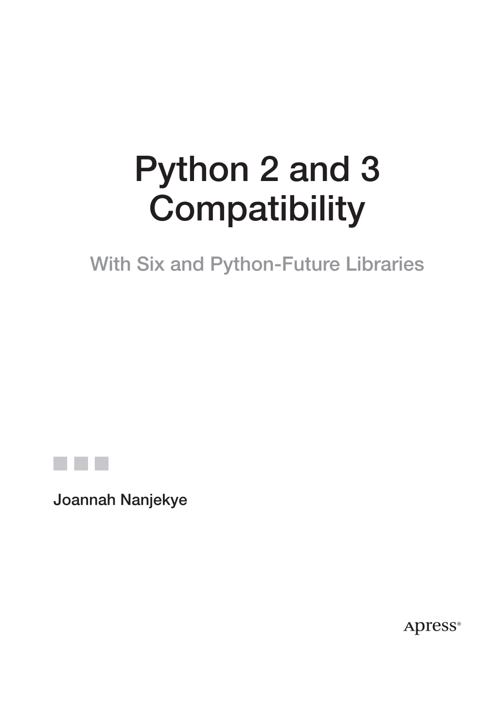 Python 2 and 3 Compatibility