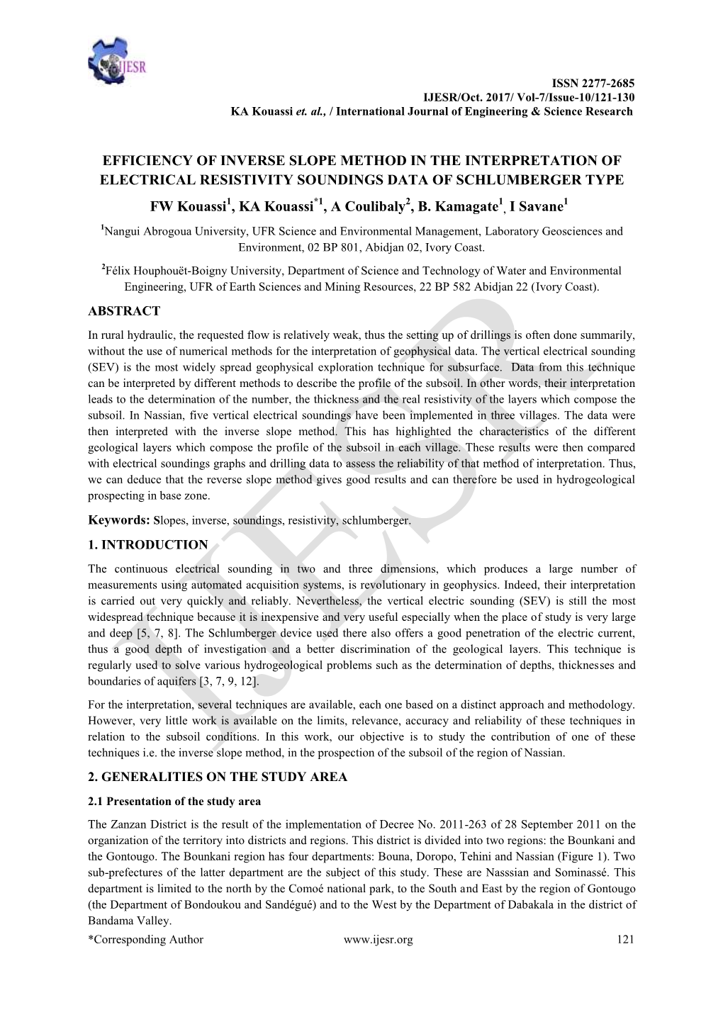 Efficiency of Inverse Slope Method in The