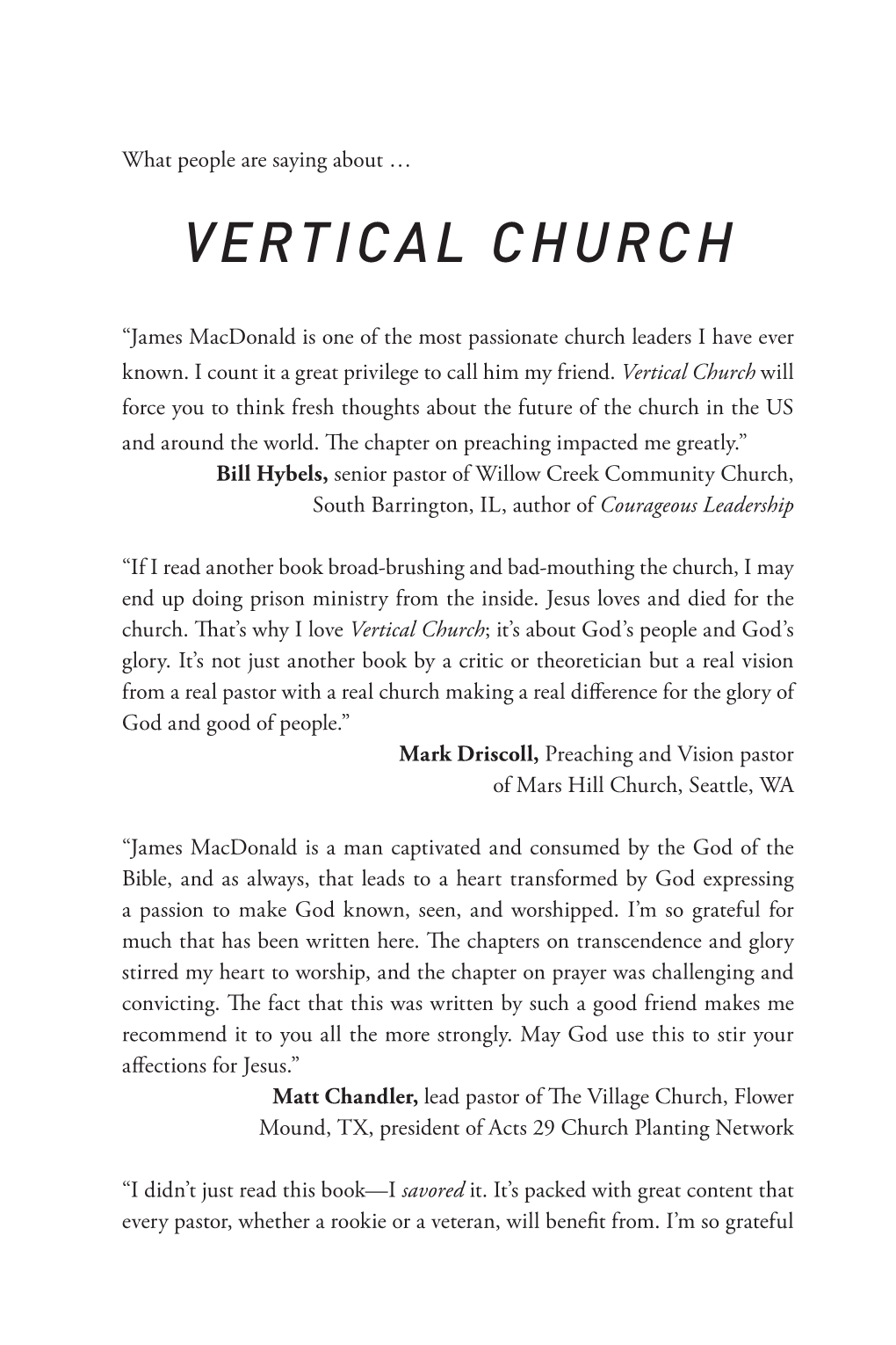 Vertical Church