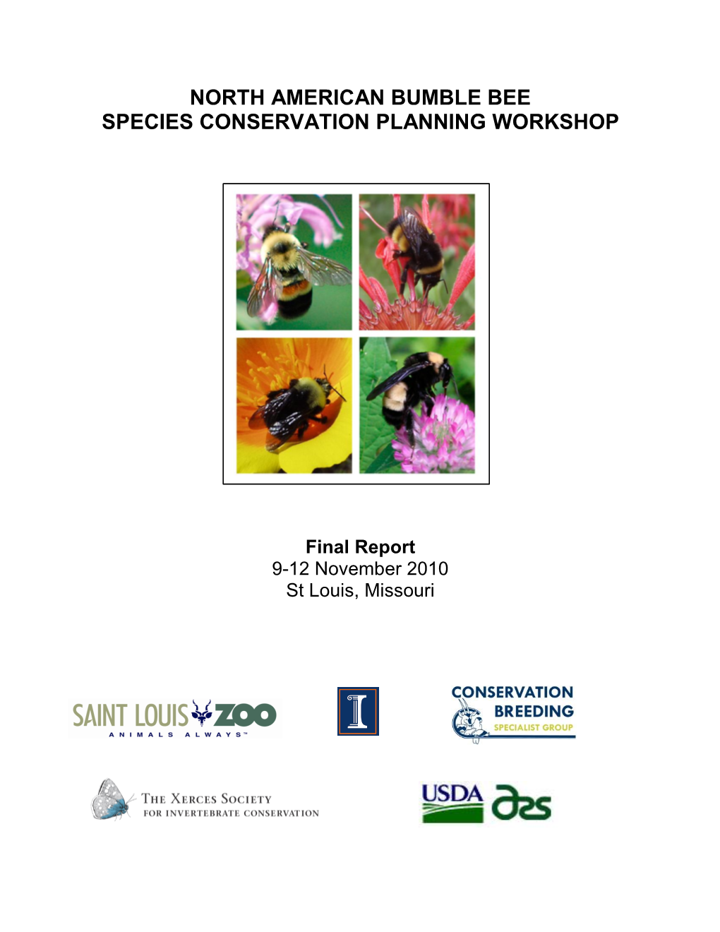 North American Bumble Bee Species Conservation Planning Workshop