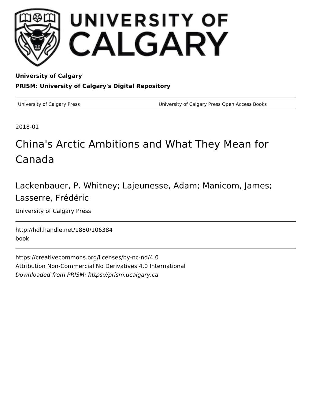 China's Arctic Ambitions and What They Mean for Canada