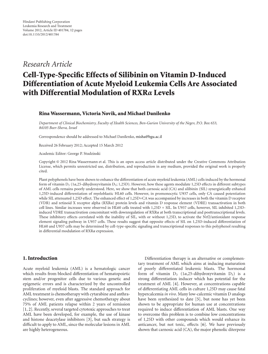 Cell-Type-Specific Effects of Silibinin on Vitamin D-Induced