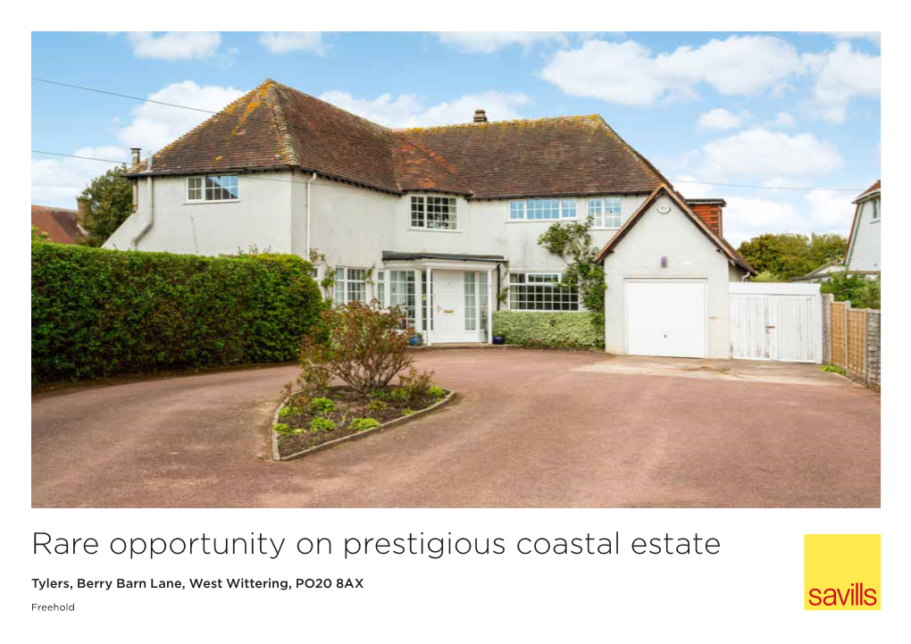 Rare Opportunity on Prestigious Coastal Estate