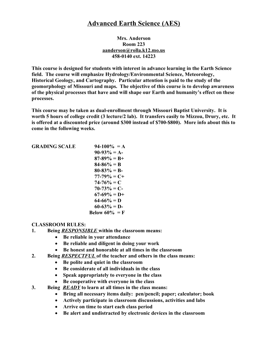 Integrated Science II s1