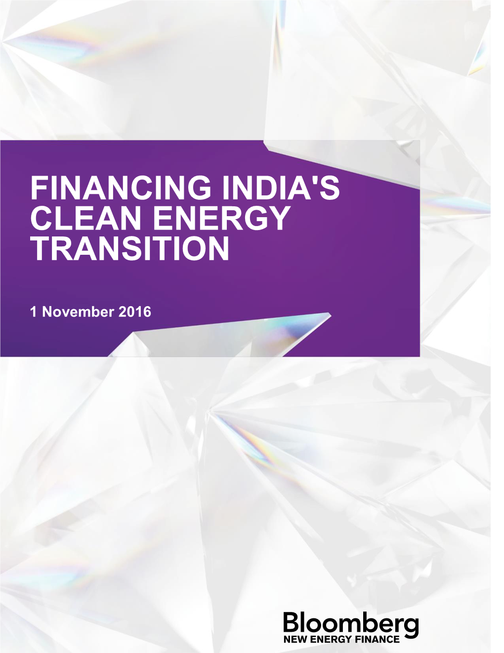 Financing India's Clean Energy Transition