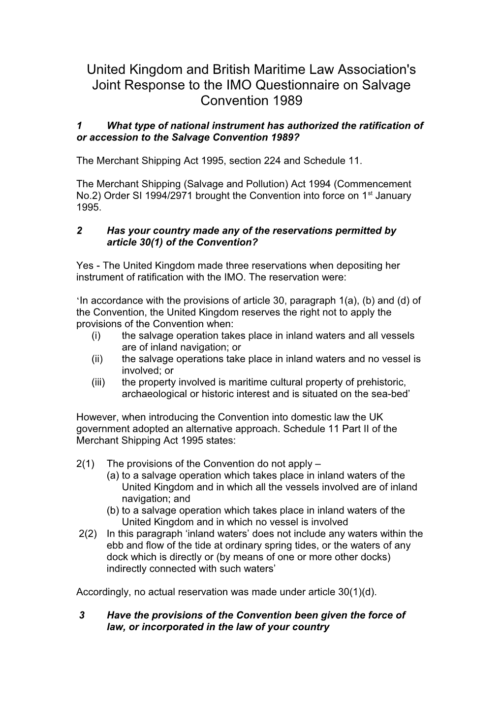 1 What Type of National Instrument Has Authorized the Ratification of Or Accession To