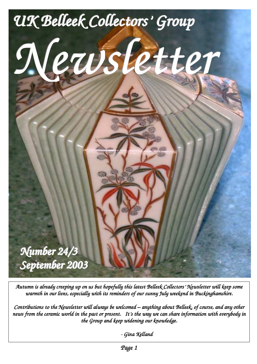 Newsletter 24-3 For