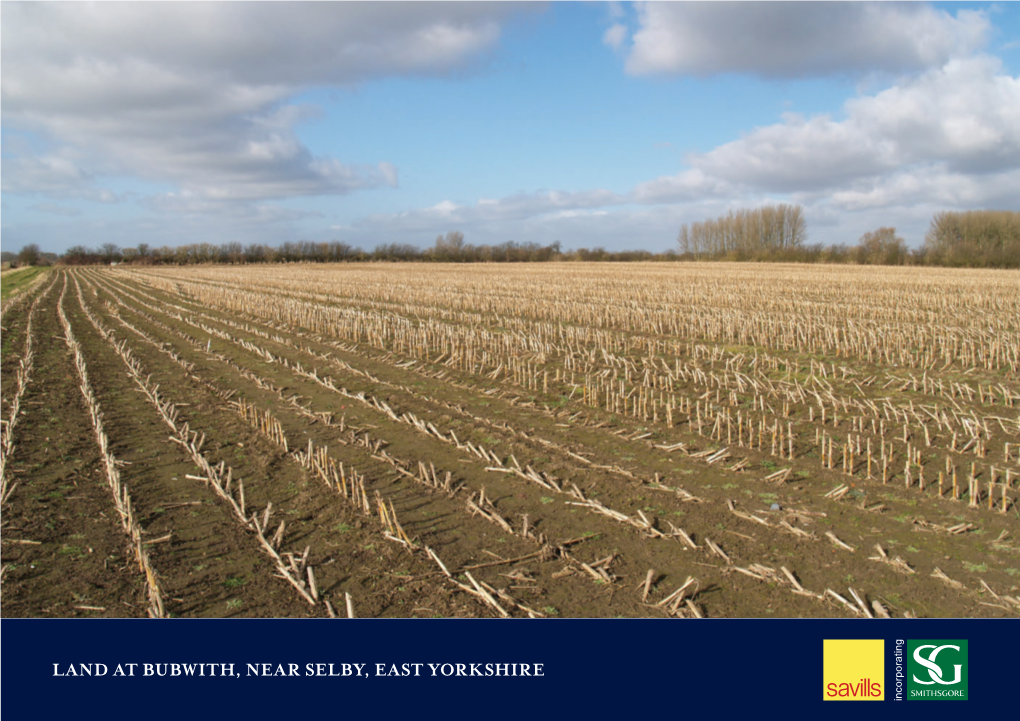 Land at Bubwith, Near Selby, East Yorkshire