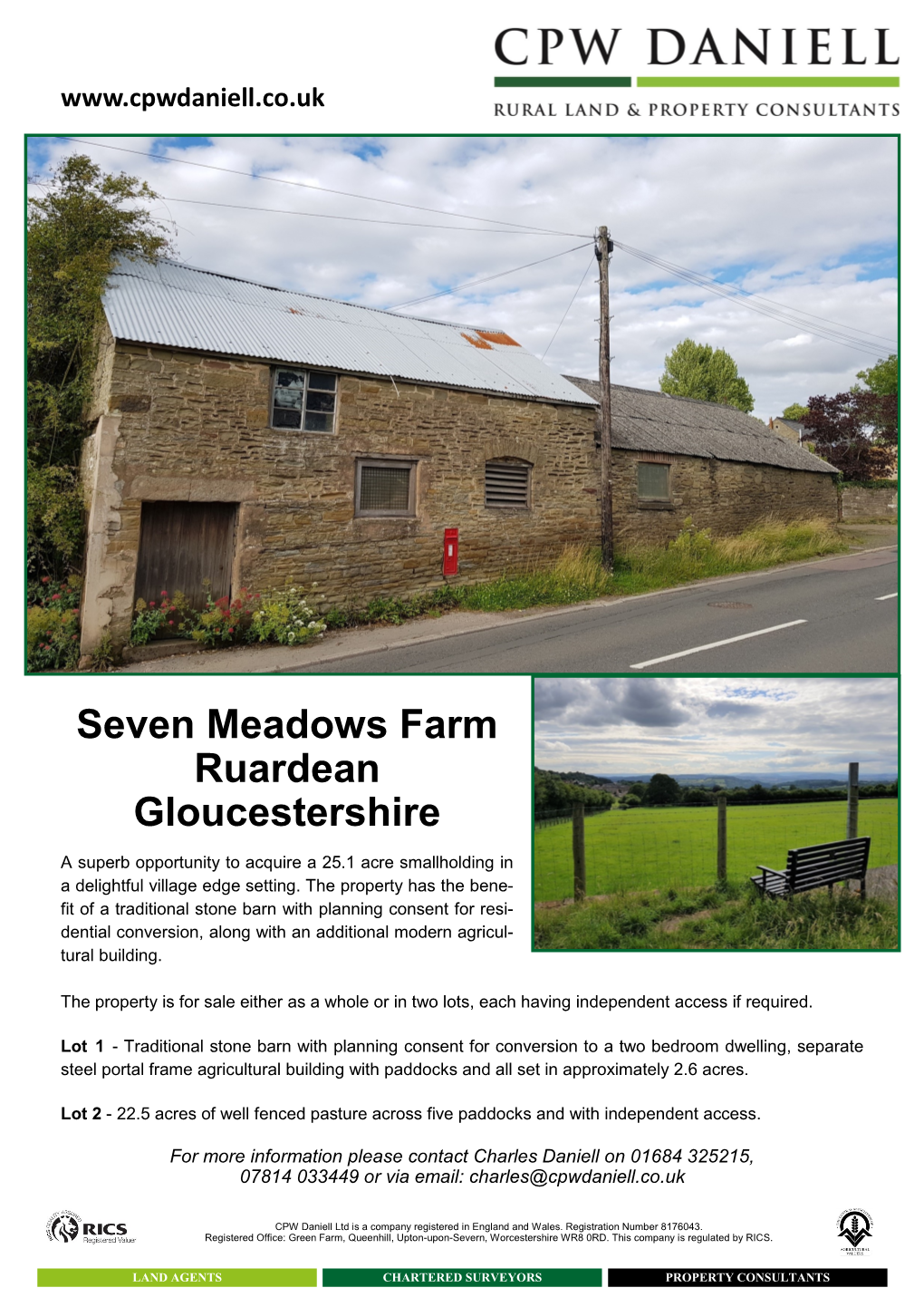 Seven Meadows Farm Ruardean Gloucestershire