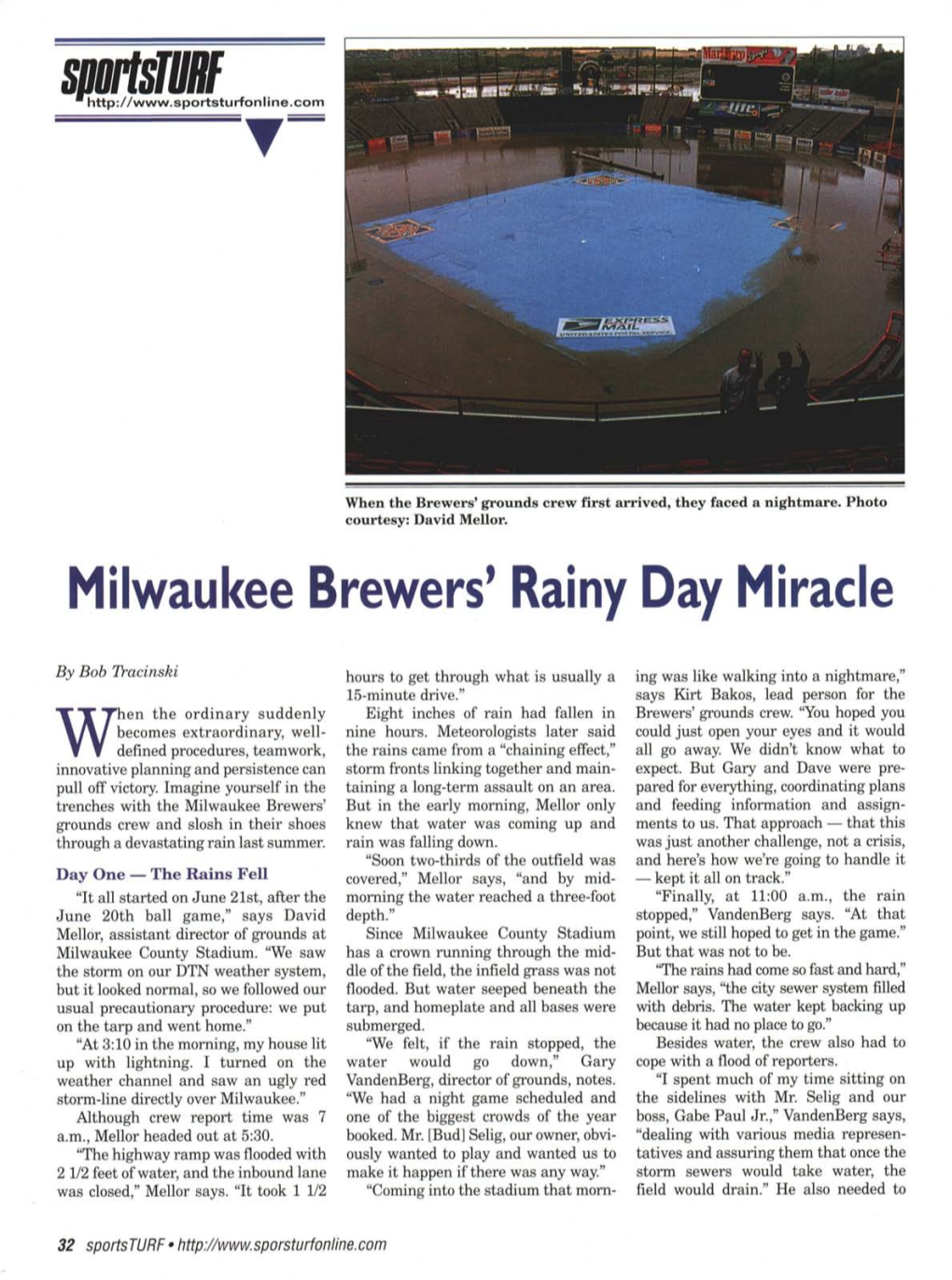 Milwaukee Brewers' Rainy Day Miracle