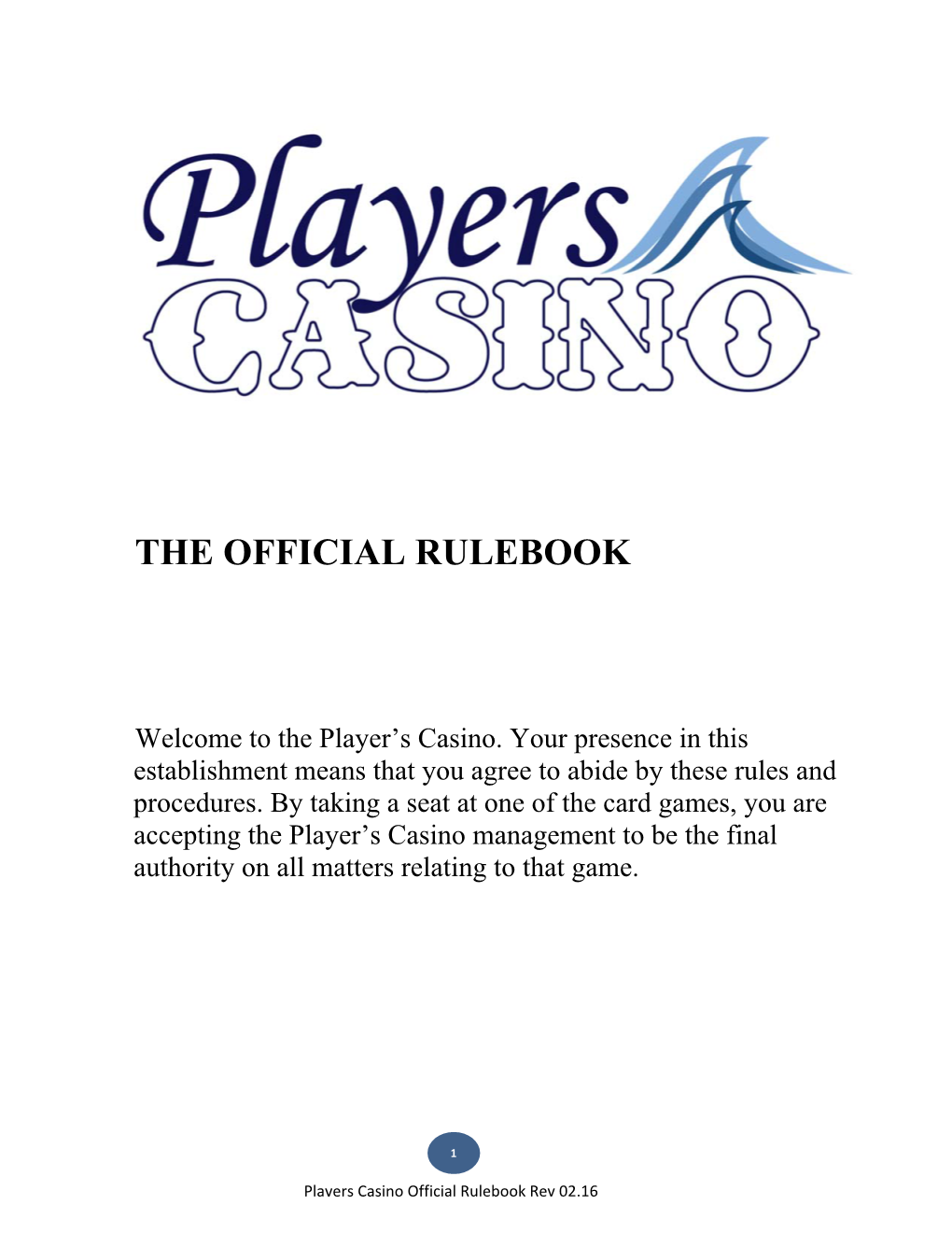 The Official Rulebook