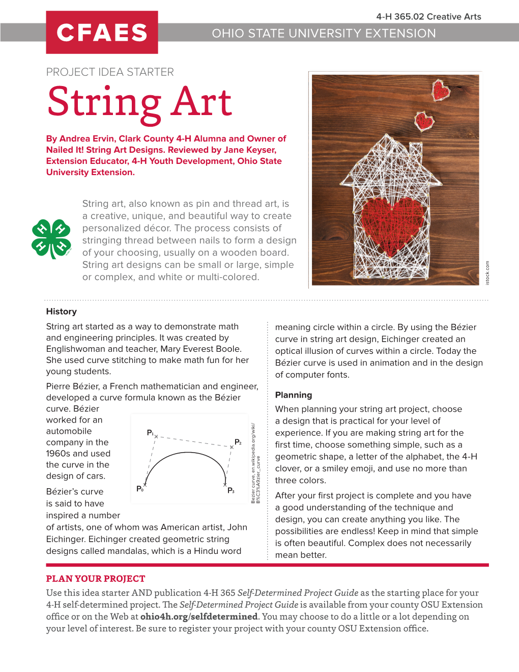 String Art by Andrea Ervin, Clark County 4-H Alumna and Owner of Nailed It! String Art Designs