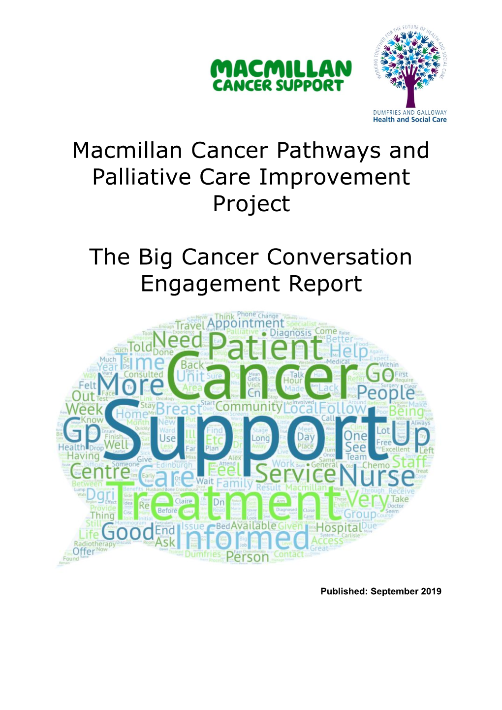 Macmillan Cancer Pathways and Palliative Care Improvement Project
