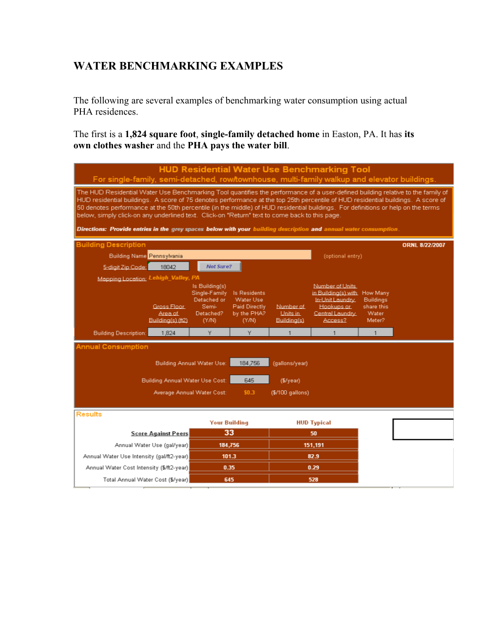 Building Energy Benchmarking Is the Comparison of Whole-Building Energy Use Relative To