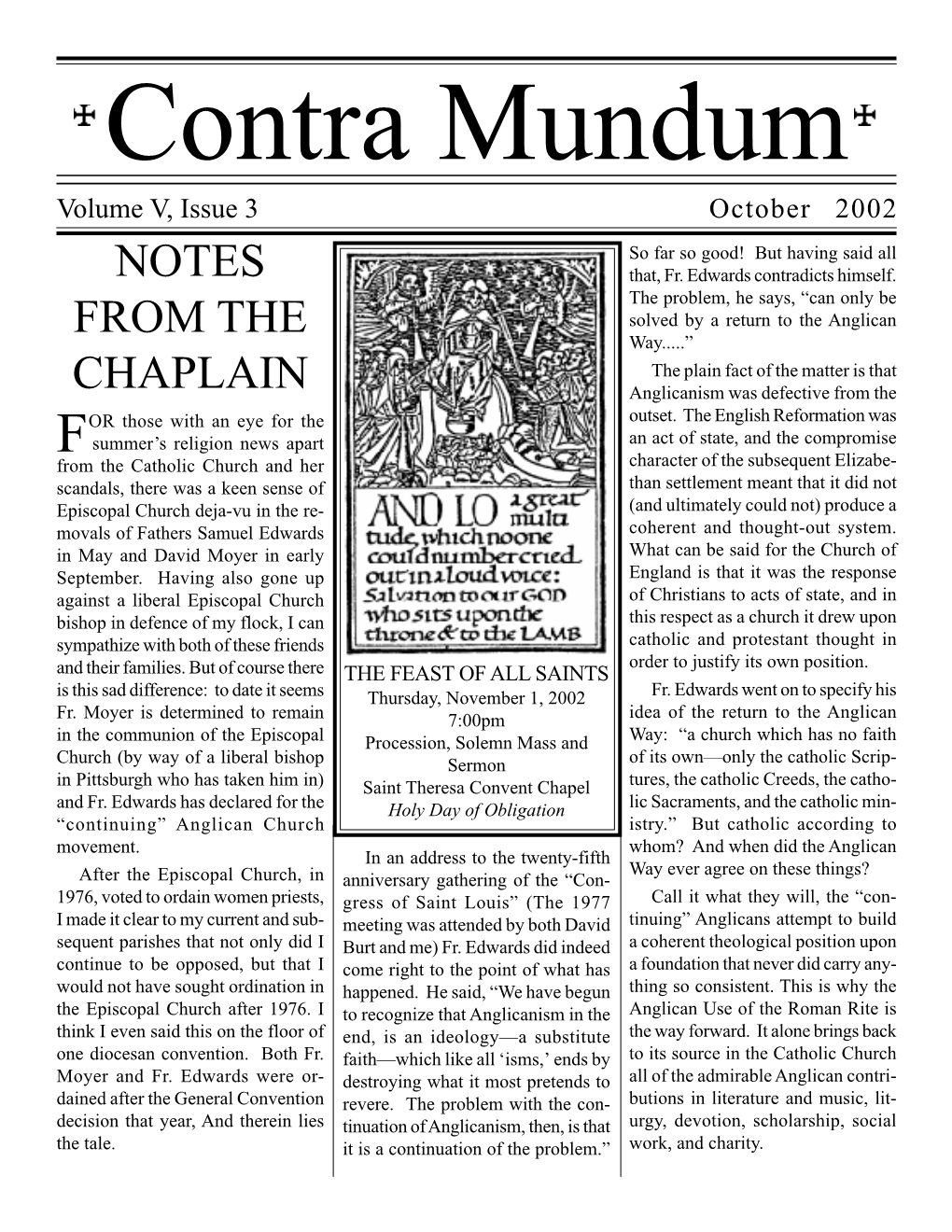 Issue 3. October 2002