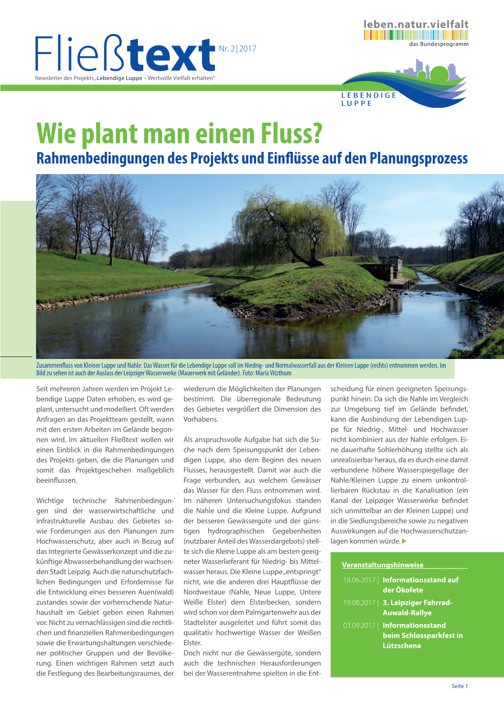 Wie Plant Man Einen Fluss? Rahmenbedingungen Des Projekts Und Einflüsse Auf Den Planungsprozess