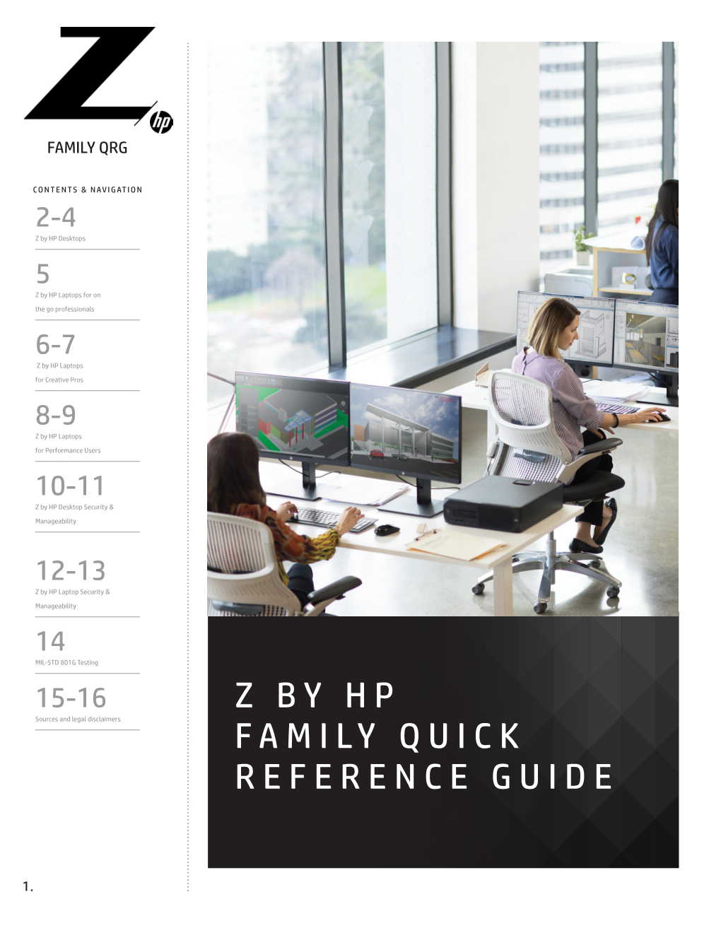 Z by Hp Family Quick Reference Guide
