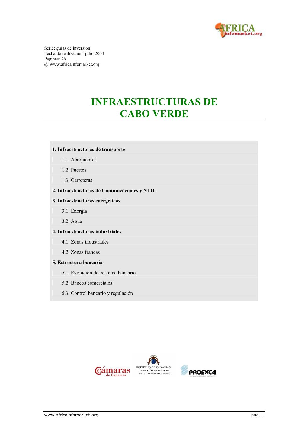 Infraestructuras De Cabo Verde