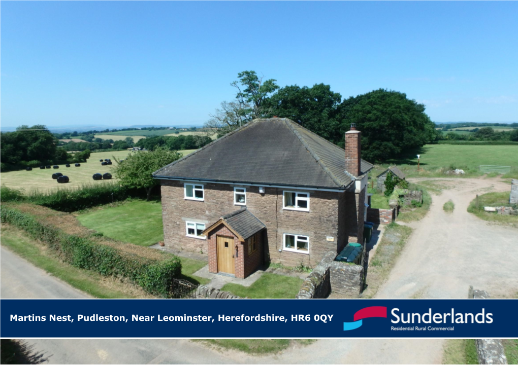 Martins Nest, Pudleston, Near Leominster, Herefordshire, HR6 0QY