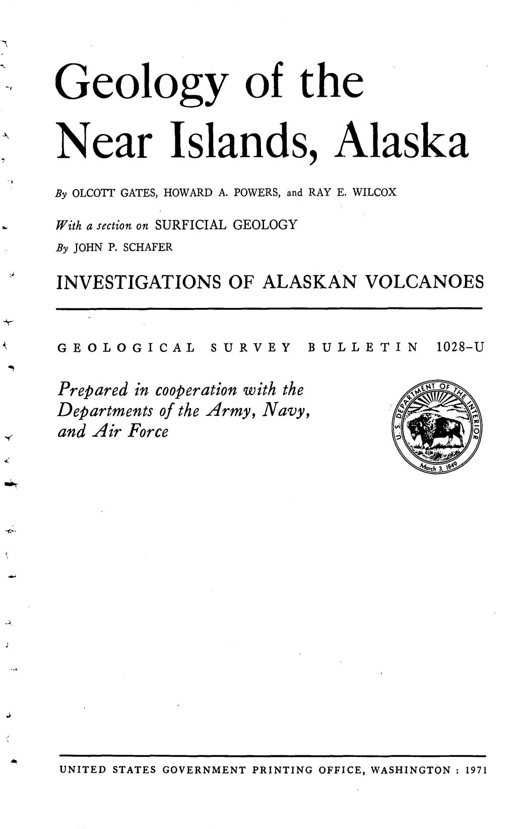 Geology of the Near Islands, Alaska