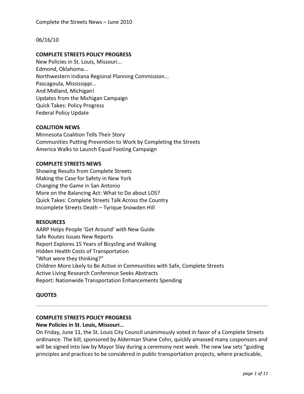 Complete Streets Policy Progress s4