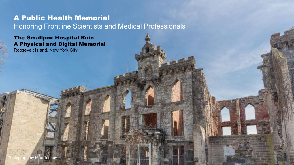 A Public Health Memorial Honoring Frontline Scientists and Medical Professionals