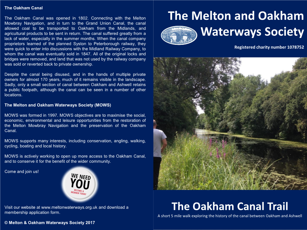 Oakham Canal Trail Sep 2017
