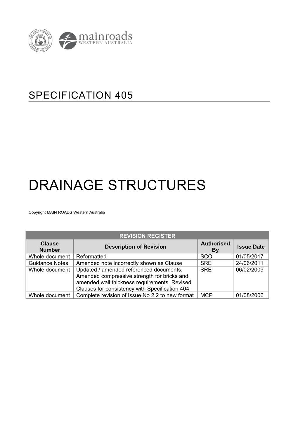 Drainage Structures