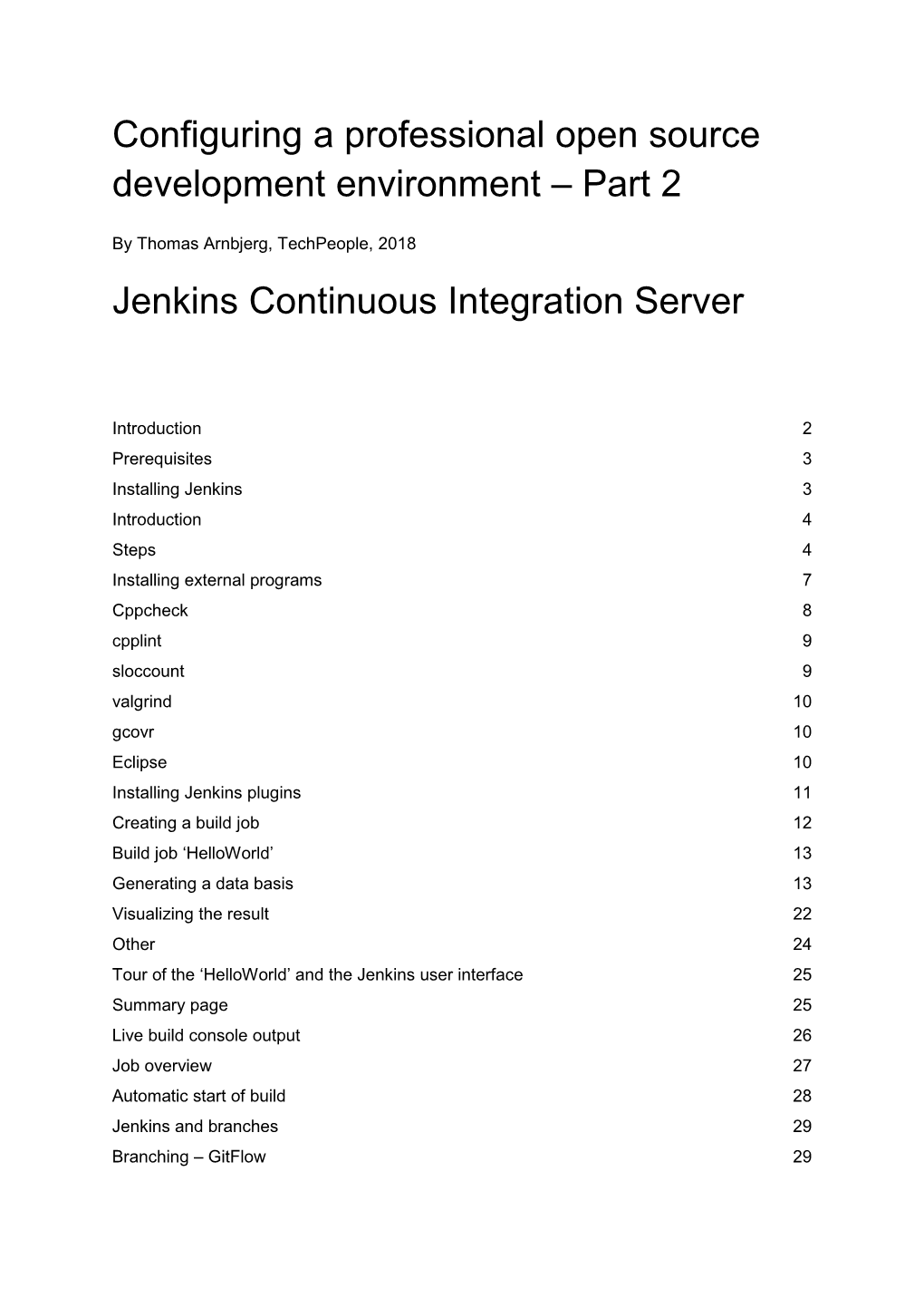 Part 2 Jenkins Continuous Integration Server