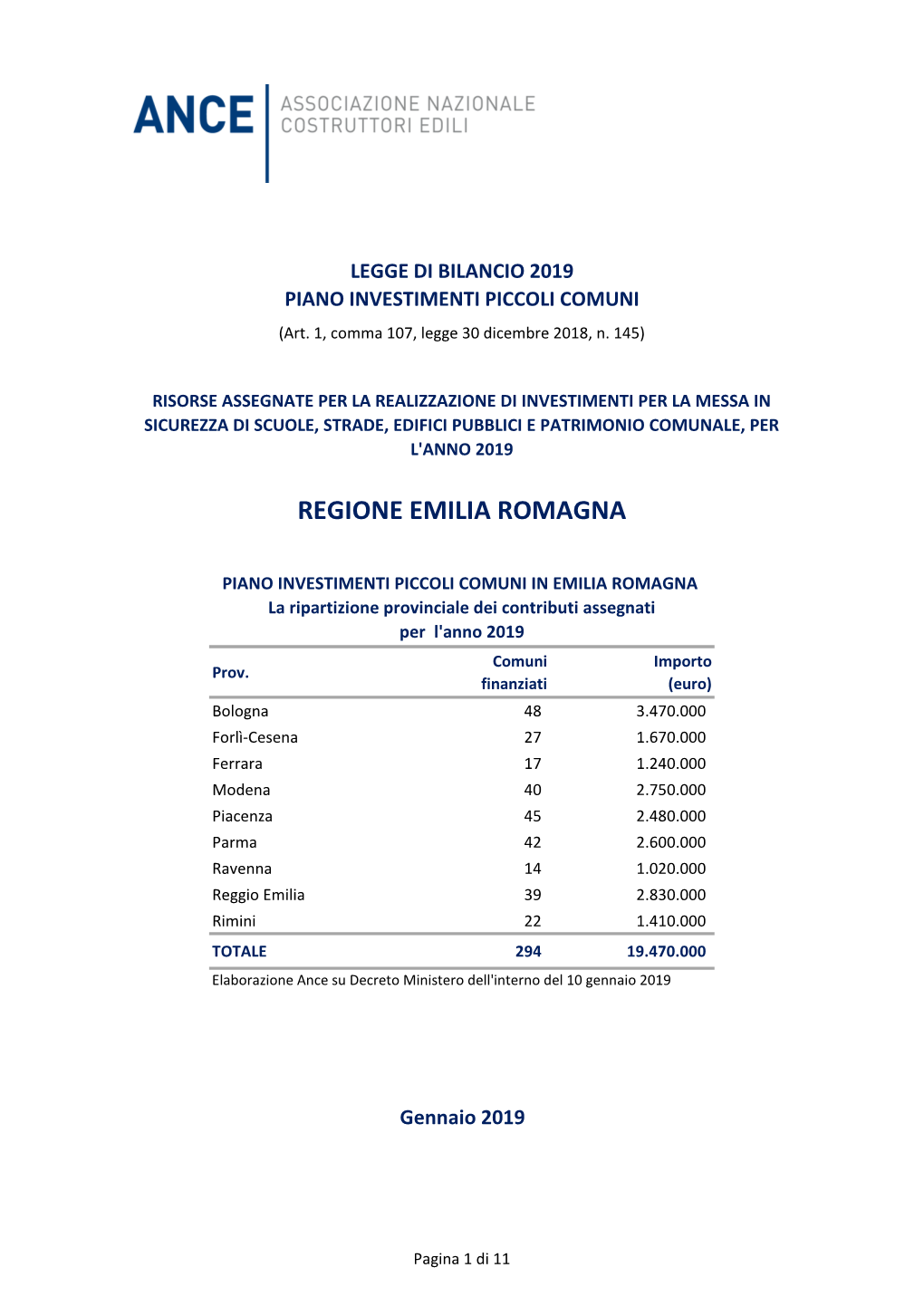 Regione Emilia Romagna